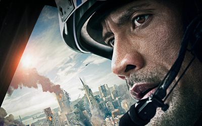 helmet, helicopter, thriller, drama, 2015, san andreas, the san andreas fault, dwayne johnson