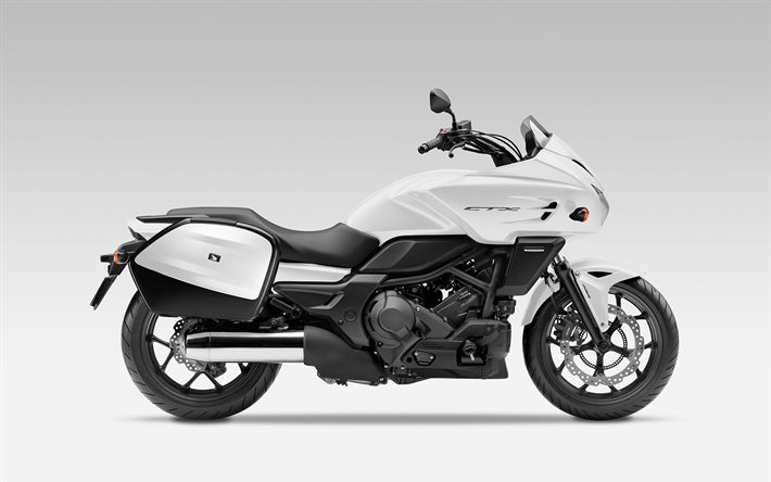 profile, white, motorcycle