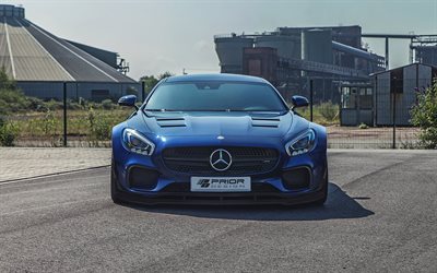 tidigare design, tuning, 2015, mercedes-benz, blå, pd800gt, frontvy