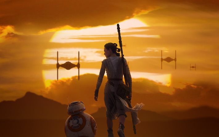 the awakening of the force, episode vii, fantasy, star wars, movie, 2015, action