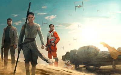 the awakening of the force, star wars, fantasy, 2015, episode vii, action, adventure