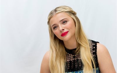 the film, 2015, press conference, chloe moretz, blonde, actress, the 5th wave