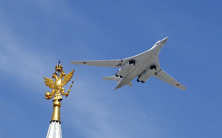 supersonique, stratégique, de bombardement de missiles transporteur, le tu-160, okb tupolev