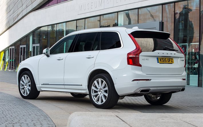 suv, the building, white, xc90, volvo, 2015, museum