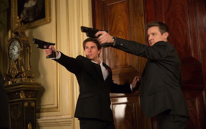 thriller, action, adventure, stills, 2015, tom cruise, a tribe of outcasts, mission impossible, jeremy renner