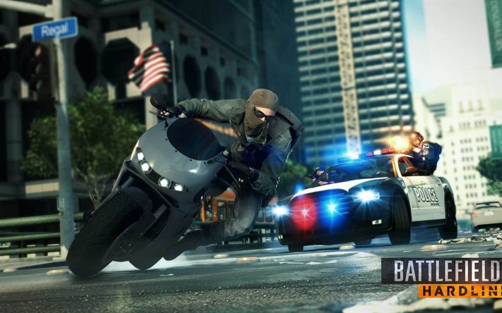 chase, battlefield hardline, el juego de 2015, la captura de pantalla