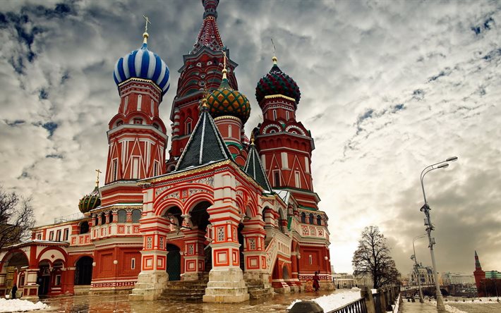 mimarlık, kırmızı Kare, kubbe, Moskova, Rusya