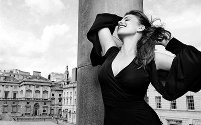 journal, hayley atwell, photoshoot, 2015, actrice, noir et blanc