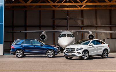 azul, blanco, coupe, gle clase a, mercedes-benz, 2016, crossover, hangar