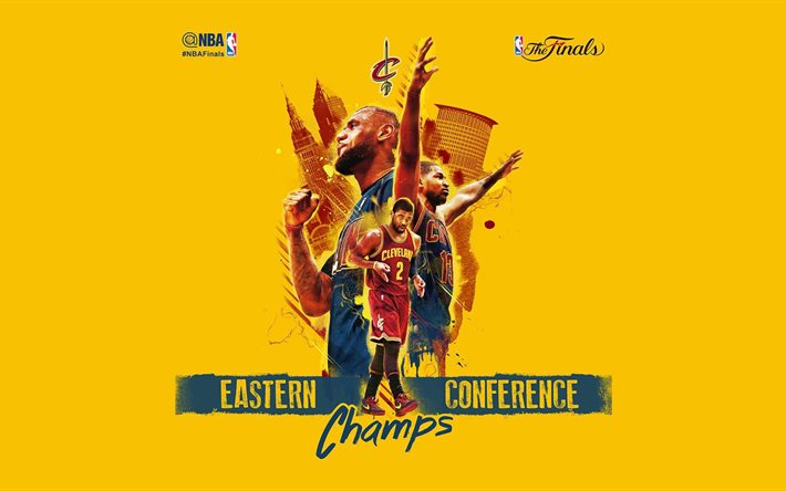 eastern, basketball, 2015, conference champions, cleveland cavaliers, team, sports