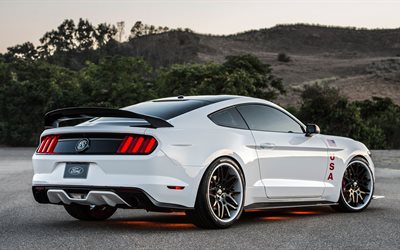 asphalt, 2015, ford mustang, apollo edition, rear view, coupe