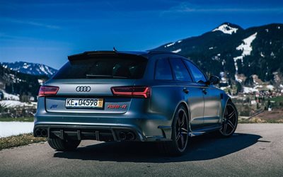 tuning, abbot, atelier, rs6-r, 2015, mountains, rear view