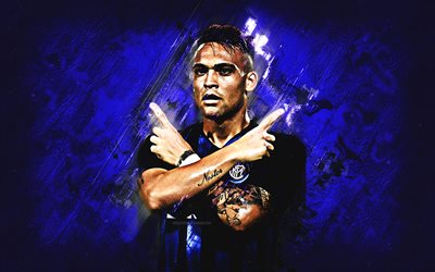 Lautaro Martinez, grunge, inter milan fc, argentinian footballers, blue stone, soccer, Martinez, Serie A, Italy, Internazionale FC