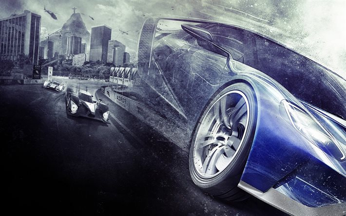 6 Forza Motosport, yarış simülatörü, poster
