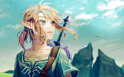 Link, The Legend of Zelda, main character, protagonist, japanese manga, anime characters, The Legend of Zelda characters