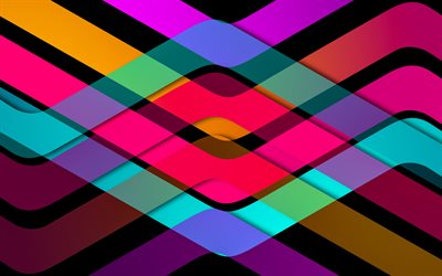 colorful lines, material design, 4k, geometry, colorful backgrounds, lines, geometric art, creative, geomteric shapes, colorful material design, abstract art