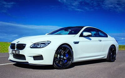 coupe, 2015, BMW M6, F12, white BMW