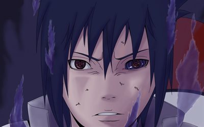 Uchiha Sasuke, Naruto, evil, manga, Naruto Shippuden