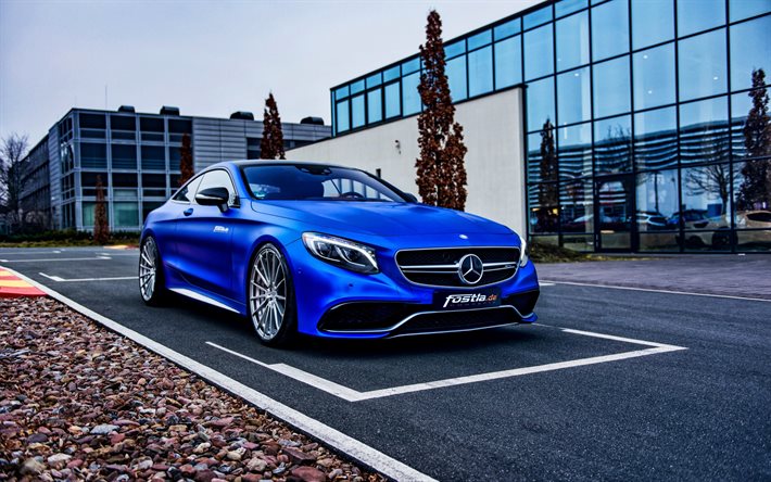 Mercedes-Benz S-Class Coupe AMG, 2016 cars, C217, supercars, Mercedes