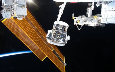 International Space Station, NASA, Orbital Station, ISS, solar battery