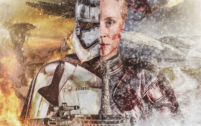 Brienne de Tarth, el Capitán Phasma, Juego de Tronos, Star Wars, Star Wars VII, La Fuerza Despierta