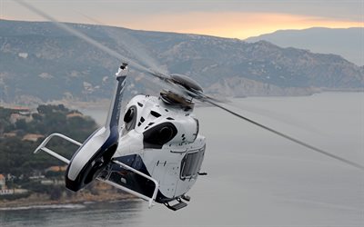 Airbus Helicopters H160, utility helicopter, helicopter in the sky, H160, passenger helicopter, Airbus Helicopters, new helicopters