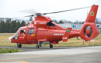 यूरोकॉप्टर as365 dauphin, जापानी हेलीकाप्टर, aerospatiale as365 dauphin 2, एयरबस हेलीकाप्टर, बचाव हेलीकाप्टर, यात्री हेलीकाप्टर