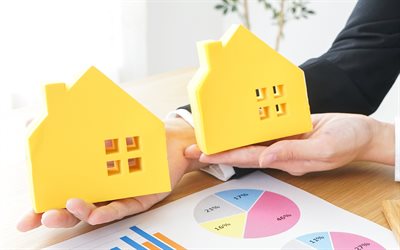 le choix du logement, 4k, l immobilier, l agent immobilier, l offre d appartement, le choix de l immobilier, l agent immobilier propose des options, des concepts immobiliers