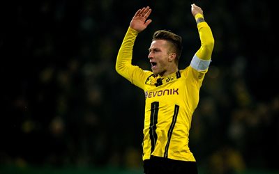 Marco Reus, maç, futbolcular, Bundesliga, BVB, futbol, Borussia Dortmund