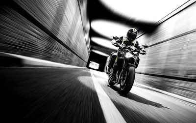 スポーツバイク, 川崎z900abs, 2017, 新しいバイク, 道路, 速度, 日本の二輪車, 川崎