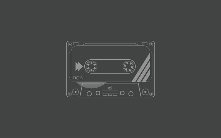 cassette, minimalistisch