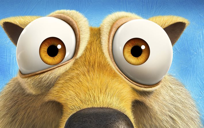 Scrat, characters, 2016, Ice Age Collision Course