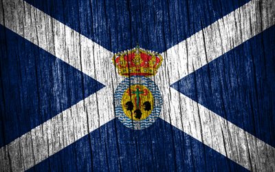 4k, علم سانتا كروز دي تينيريفي, يوم سانتا كروز دي تينيريفي, المقاطعات الاسبانية, أعلام خشبية الملمس, مقاطعات اسبانيا, سانتا كروز دي تينيريفي, إسبانيا