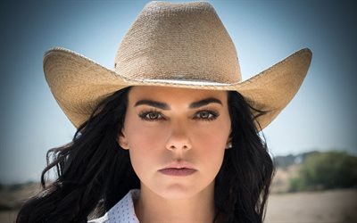 Livia Brito, 2023, cuban celebrity, cowboy hat, cuban actress, portrait, movie stars, pictures with Livia Brito, beauty, Livia Brito photoshoot