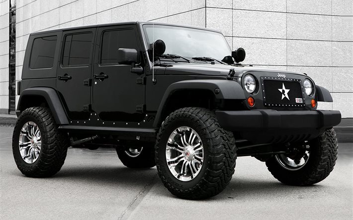 jeep, jeep wrangler, wheels, power, black