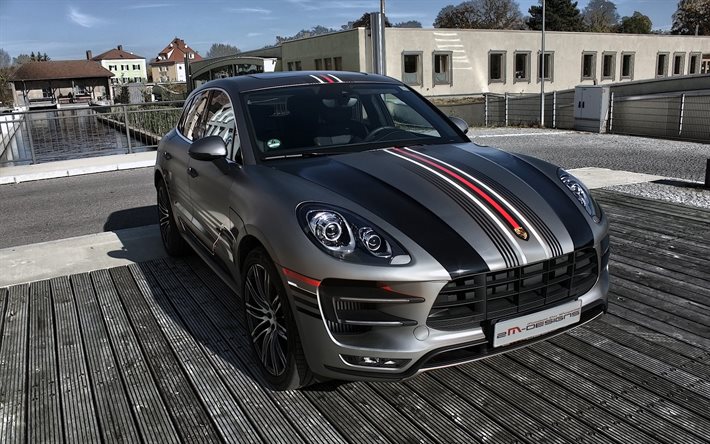 crossover, porsche macan, tuning, 2m designs, atelier, 2015, front view