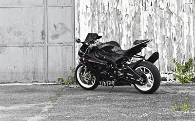 garaj, motosiklet, s1000rr, bmw, siyah