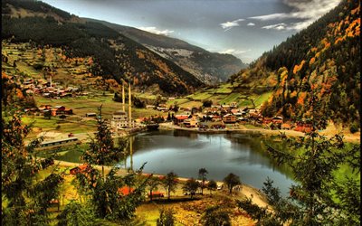 cities, trabzon, turkey, the pond, city scapes, the city