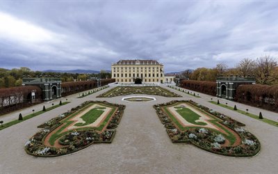 sommarresidens, österrikiska kejsare, schönbrunn, habsburgdynastin, palatset, wien, barock, österrike