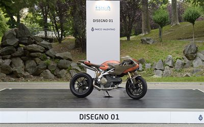 تصميم 01, دراجة نارية, 2015, معرض السيارات, بارك فالنتينو, صالون