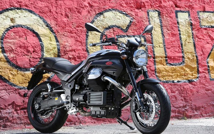 motocicleta, parede, griso, guzzi, moto, 2015, fotos, preto