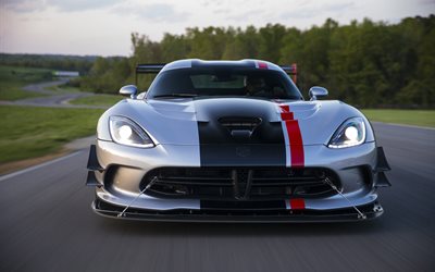 viper, dodge, acr, 2016, the front, track, front view