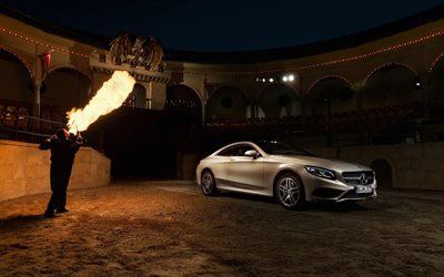 fakir, 2015, mercedes-benz, s class, coupe, night
