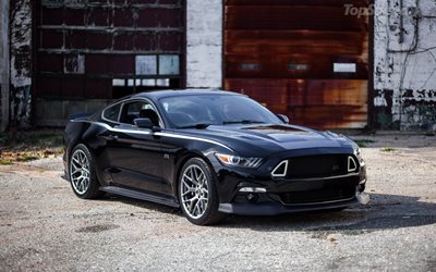 ford, coupe, black, rtr, mustang, 2015