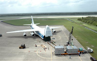 एक-124, रुस्लान, लोडिंग, परिवहन विमान, हवाई क्षेत्र, okb एंटोनोवा