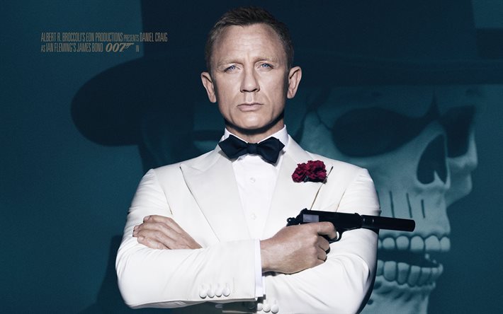 action, poster, thriller, 2015, movies, spectre, 007 range, daniel craig