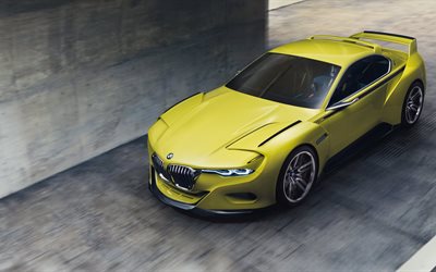 speed, 2015, bmw, coupe, csl, hommage, top view