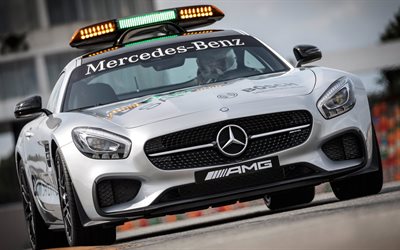 track, 2015, mercedes amg, dtm, safety car, front view