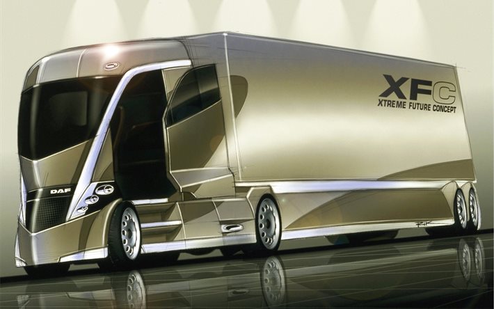 future, xtreme, concept, daf, xfc, truck, the concept