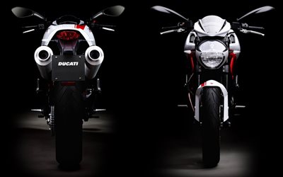 motosiklet, 2015, ducati monster, s2r, siyah arka plan